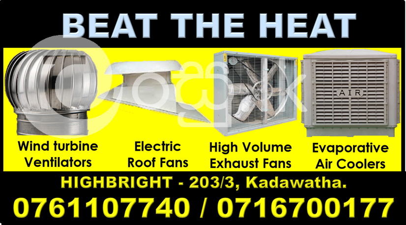 Roof exhaust fans srilanka   roof extractors srilanka  Wind turbine ventilators  Industry Tools & Machinery in Kadawatha
