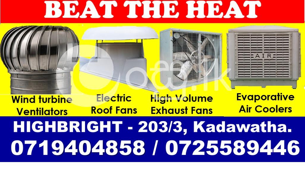 Electric roof fan, roof extractors srilanka  ,  Ventilation systems, solutions suppliers srilanka Industry Tools & Machinery in Kadawatha