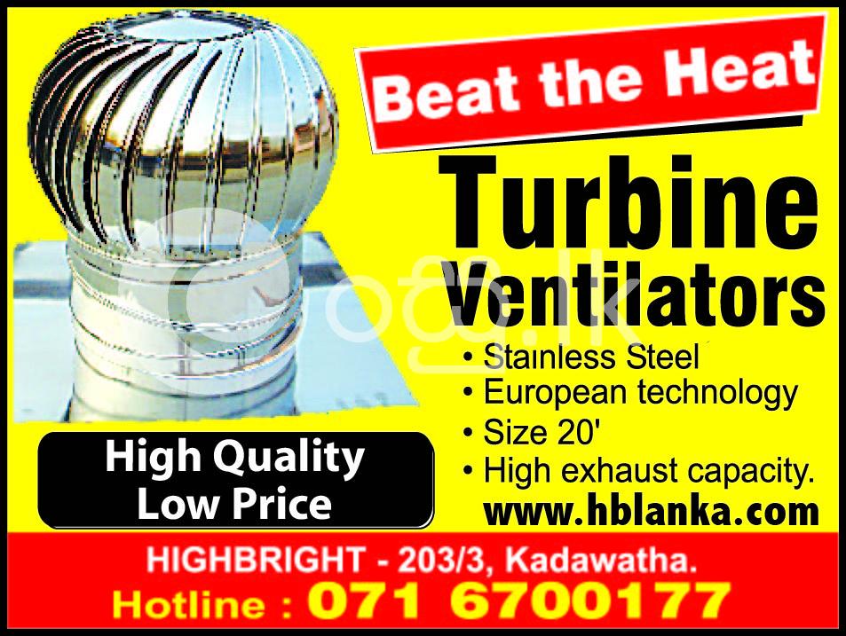 Ventilators srilanka  Turbo ventilators  roof ventilators srilanka   Wind turbin Industry Tools & Machinery in Kadawatha