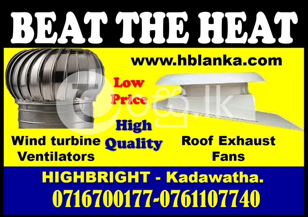 Exhaust fans  wind turbine ventilators srilanka  roof exhaust fans  turbine vent Industry Tools & Machinery in Kadawatha
