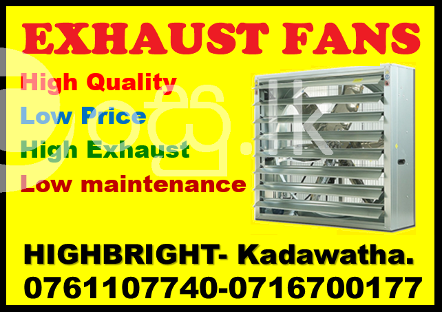 Exhaust fan srilanka   Exhaust fans srilanka Industry Tools & Machinery in Kadawatha