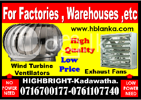 Exhaust fan srilanka   Exhaust fans srilanka in Kadawatha