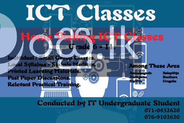 Home Visiting ICT Classes Grade 6 to 11 Tuition in N