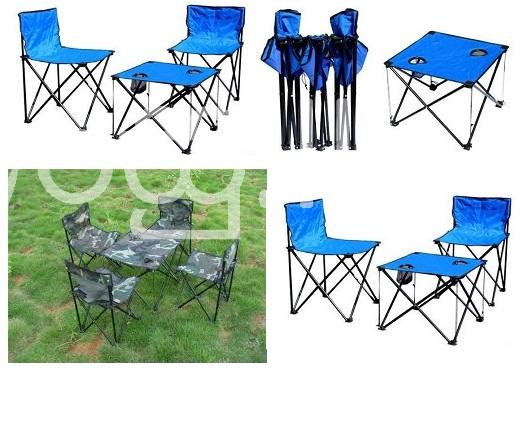 Camp Table and 4 Chair Set with Bag Sports Equipment in Dehiwala