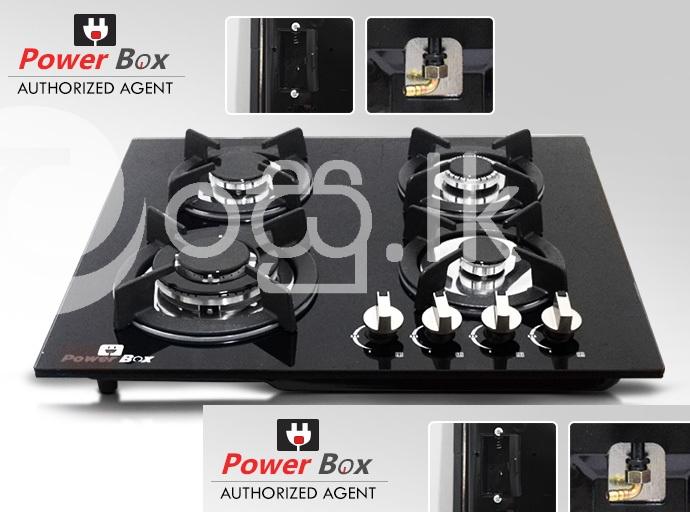 Powerbox Glass Top 4 Burner Gas cooker top Kitchen items in Badulla