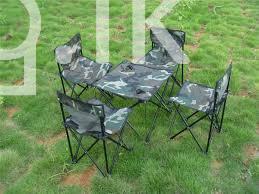 Camp Table and 4 Chair Set with Bag Sports Equipment in Dehiwala